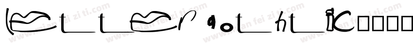 letter gothtic字体转换